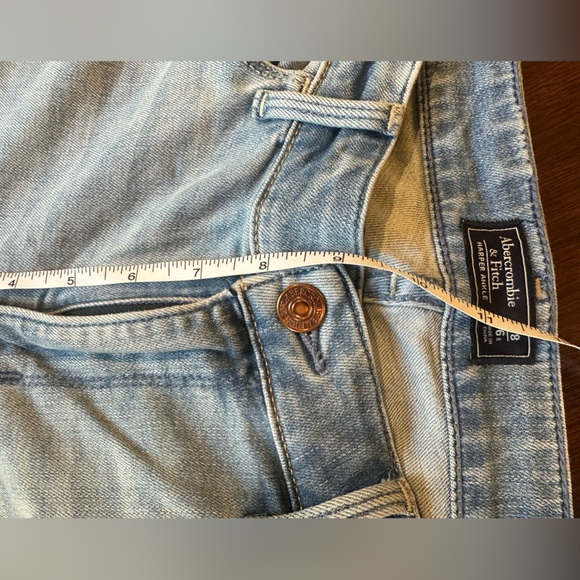Abercrombie & Fitch Harper Ankle Distressed Raw Hem Jeans - Women’s Size 28 (6R) - Picture 9 of 10